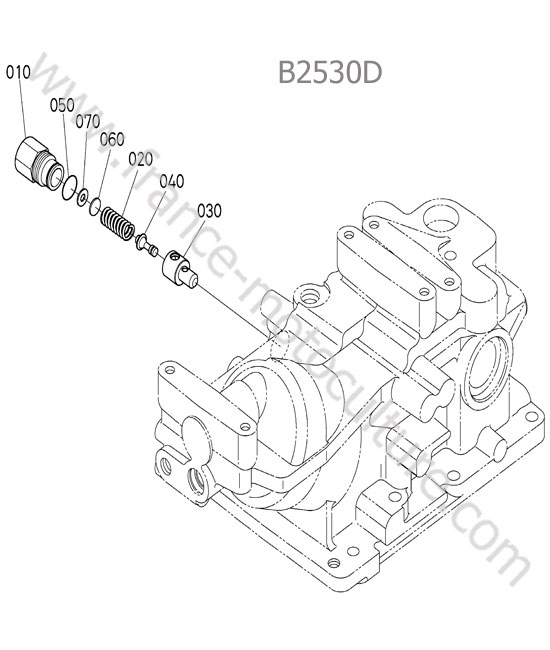 Soupape surete KUBOTA B2530