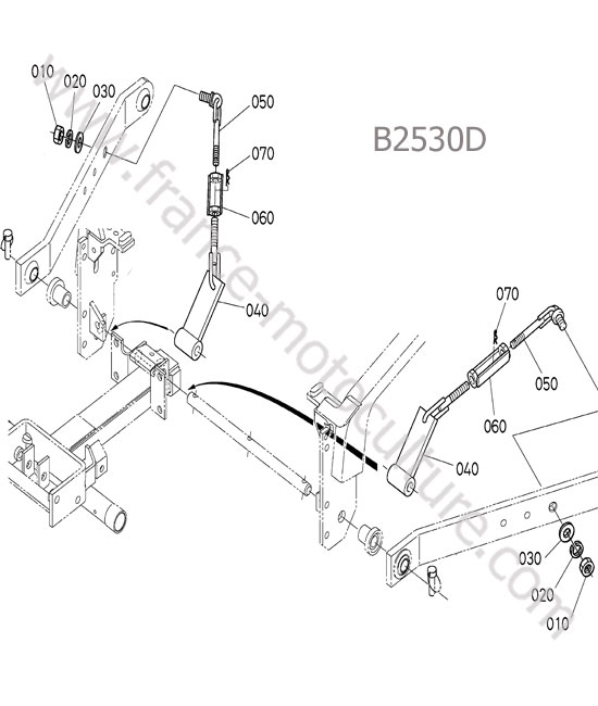 Biellette arret KUBOTA B2530