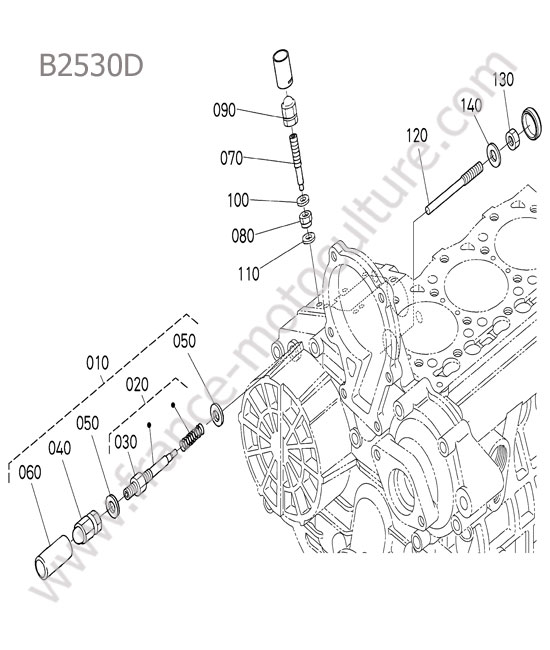 Ralenti KUBOTA B2530
