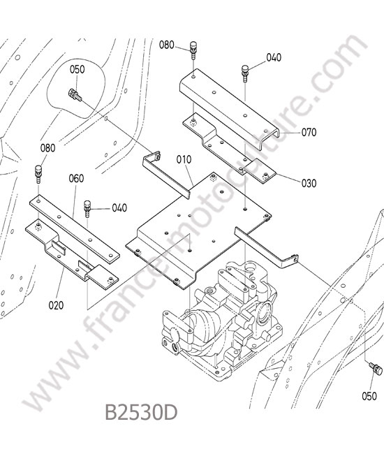 Support siege KUBOTA B2530