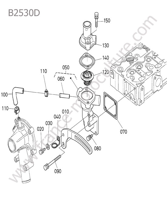 Thermostat KUBOTA B2530
