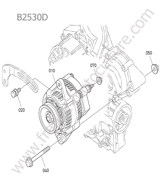 Alternateur KUBOTA B2530