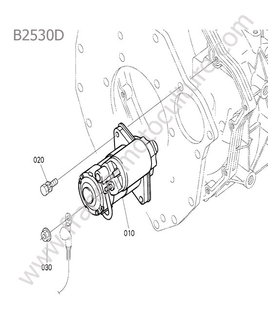 Demarreur KUBOTA B2530
