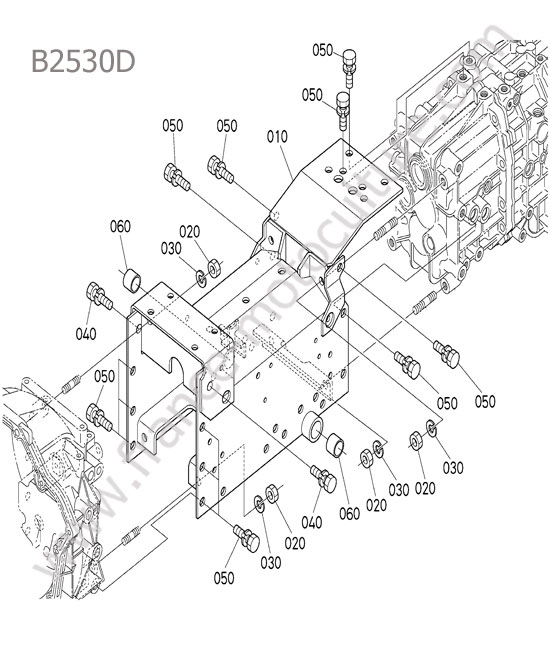 Chassis centrale KUBOTA B2530