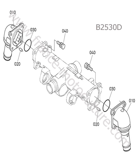 Carter pont KUBOTA B2530