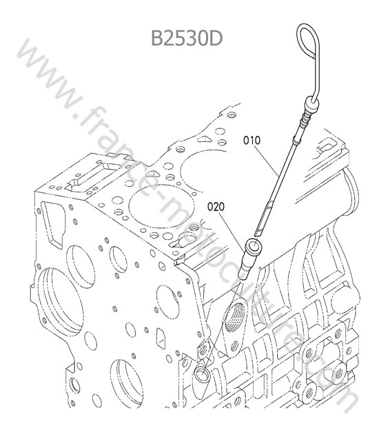 Jauge huile  KUBOTA B2530