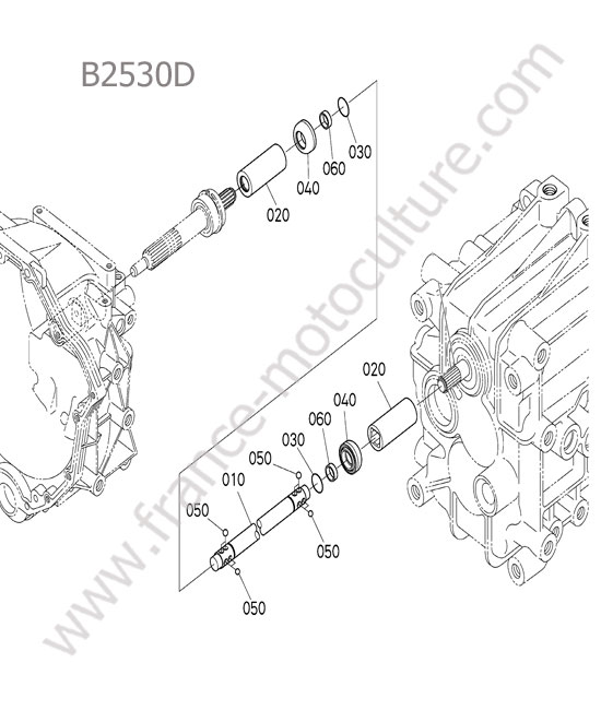 Arbre transmission KUBOTA B2530