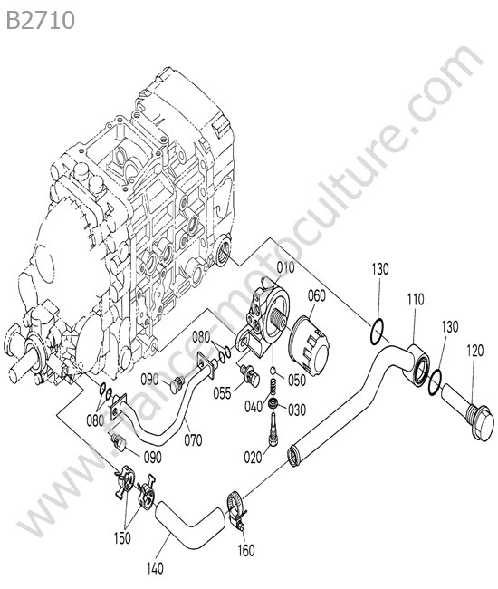 Circuit hst KUBOTA B2710