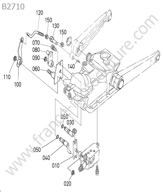 Controle position KUBOTA B2710