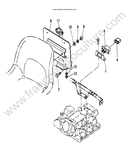 Plaque immatriculation KUBOTA B5100