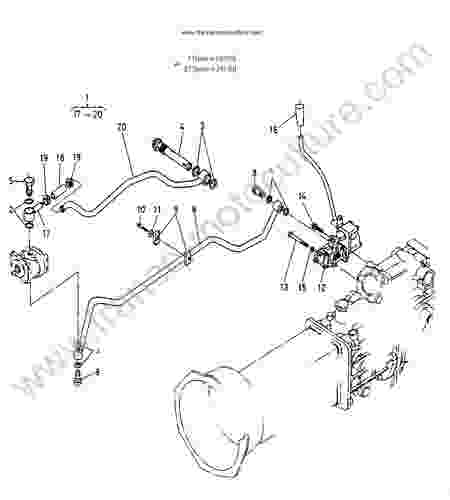 KUBOTA - B6100 : Circuit hydraulique