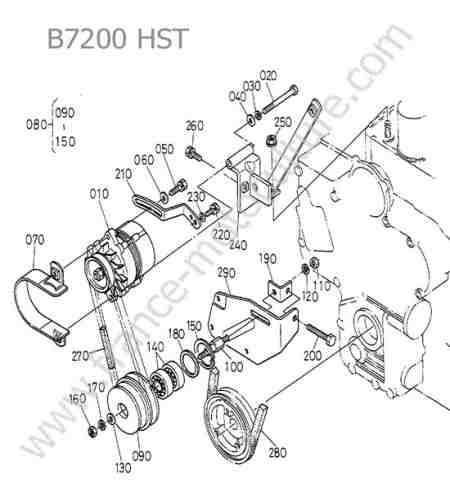 KUBOTA - B7200 : Alternateur