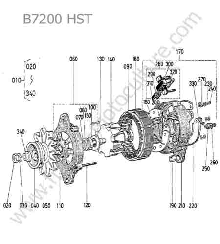 KUBOTA - B7200 : Alternateur
