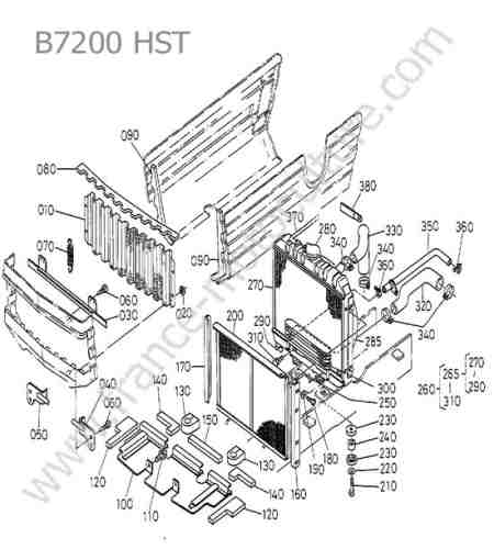 KUBOTA - B7200 : Radiateur
