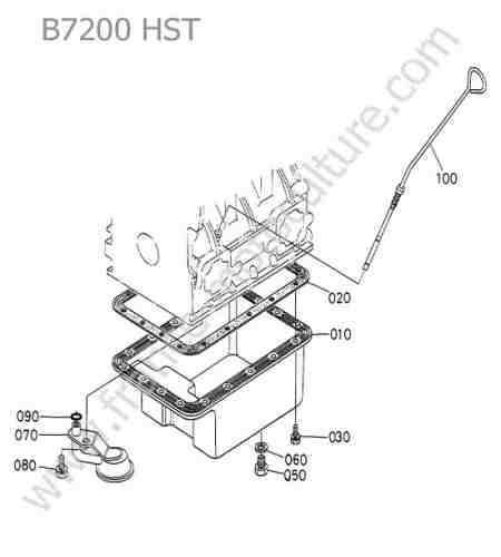 KUBOTA - B7200 : Carter huile