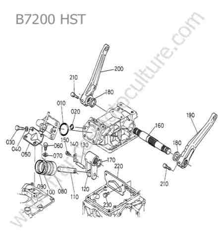 KUBOTA - B7200 : Bras relevage