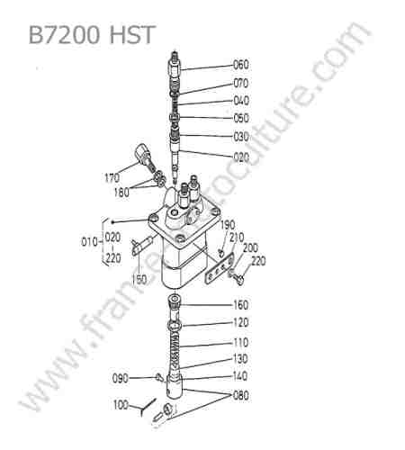 KUBOTA - B7200 : Pompe injection