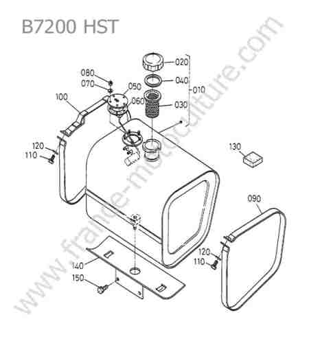 KUBOTA - B7200 : Reservoir carburant