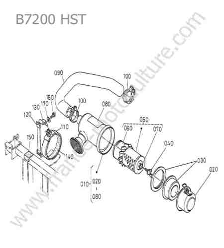KUBOTA - B7200 : Filtre air