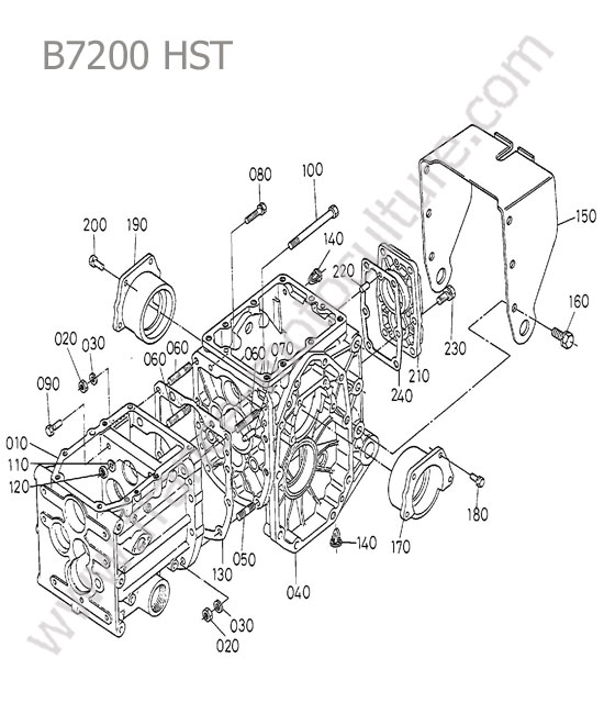Carter transmission KUBOTA B7200