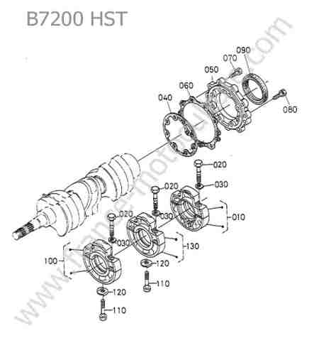 KUBOTA - B7200 : Paliers vilebrequin