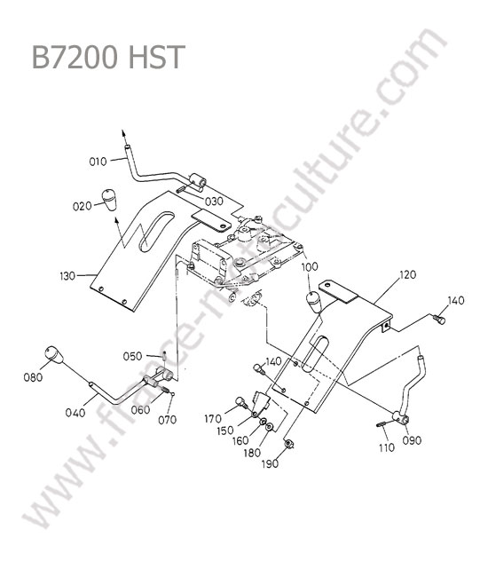 Levier KUBOTA B7200