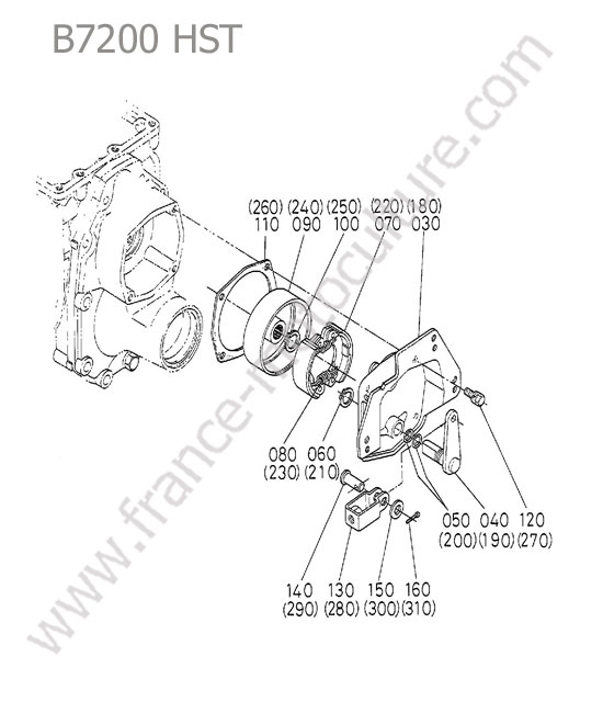 Frein KUBOTA B7200