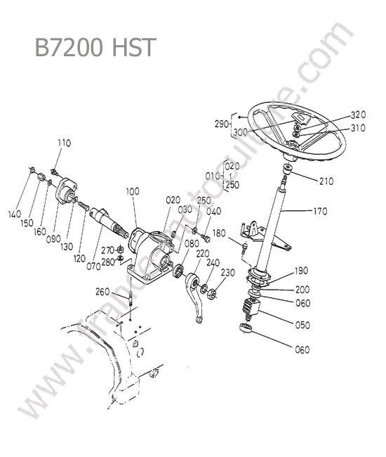 Direction KUBOTA B7200