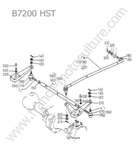 KUBOTA - B7200 : Bras pivot