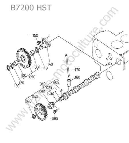 KUBOTA - B7200 : Arbre cames