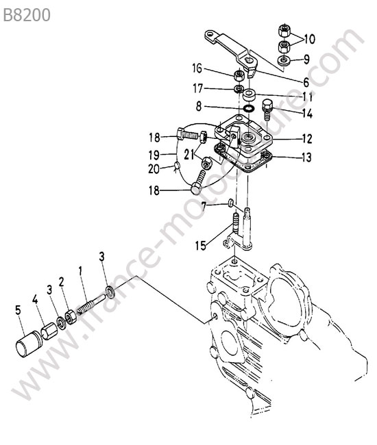 Limiteur regime KUBOTA B8200