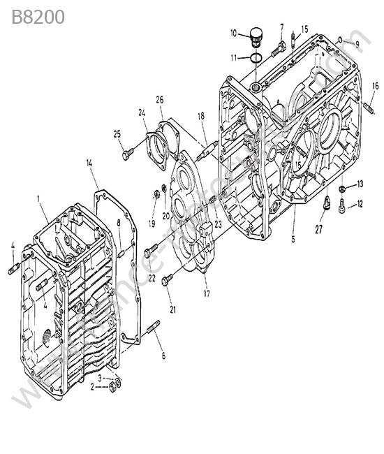 Carter transmission KUBOTA B8200
