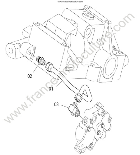 Circuit retour KUBOTA BX2200
