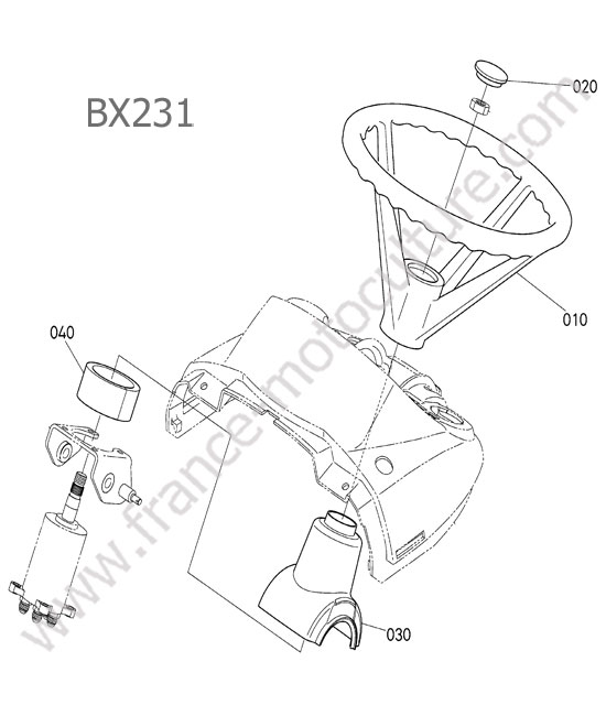 Volant direction KUBOTA BX231