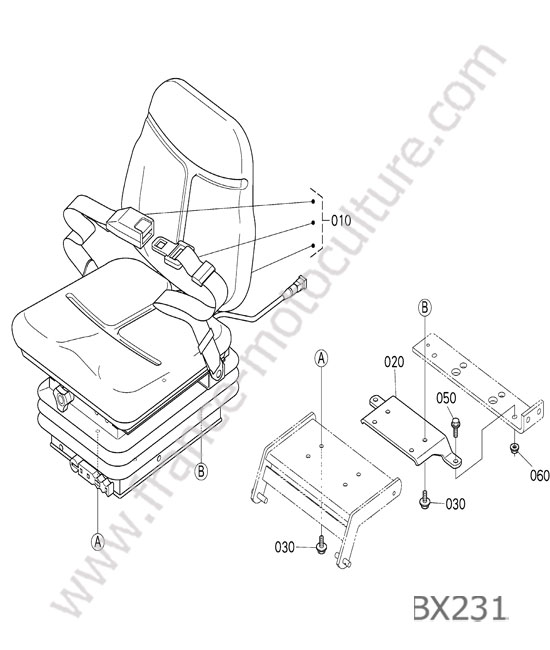 Siege KUBOTA BX231