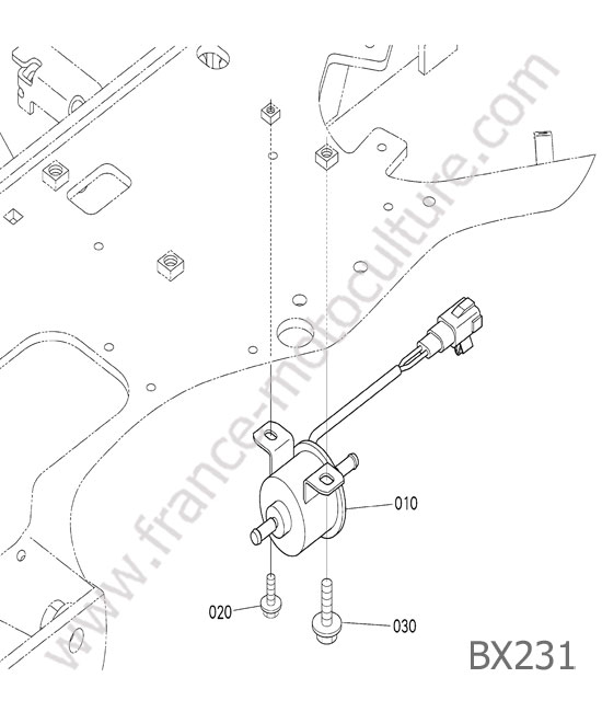 Pompe alimentation KUBOTA BX231