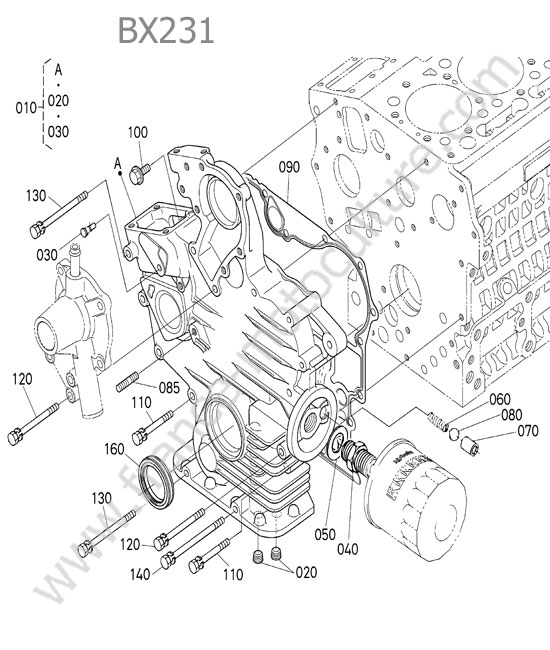 Carter distribution KUBOTA BX231