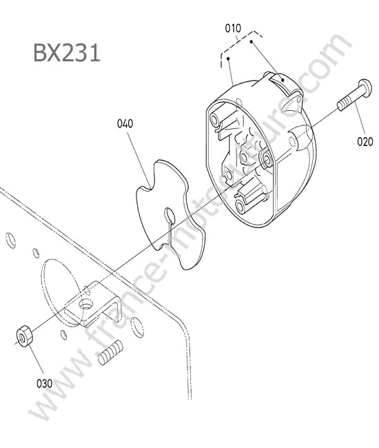 Prise remorque KUBOTA BX231