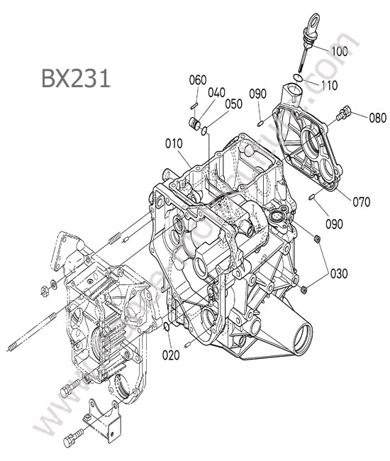 Carter transmission KUBOTA BX231