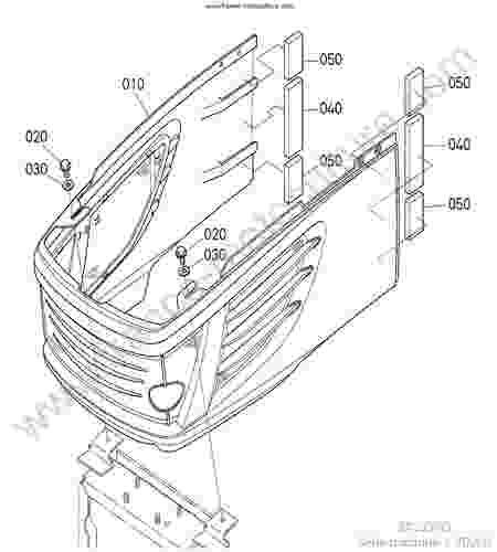 KUBOTA - BX2350 : Calandre