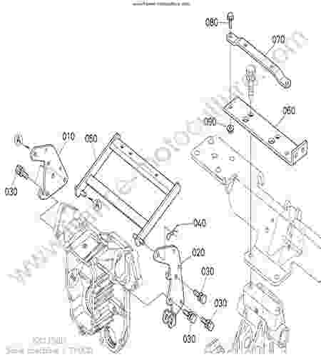KUBOTA - BX2350 : Support siège