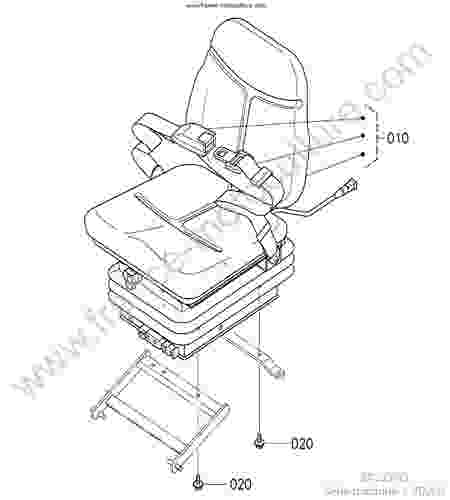 KUBOTA - BX2350 : Siège