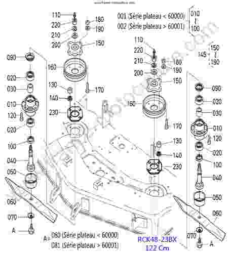 KUBOTA - BX2350 : RCK48 - Lames