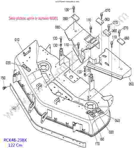 KUBOTA - BX2350 : RCK48 - Plateau 2