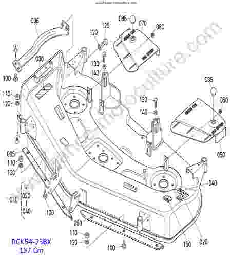 KUBOTA - BX2350 : RCK54 - Plateau 1