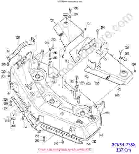 KUBOTA - BX2350 : RCK54 - Plateau 2