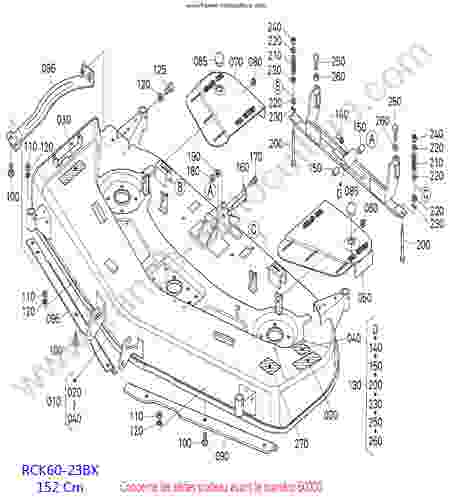 KUBOTA - BX2350 : RCK60 - Plateau 1