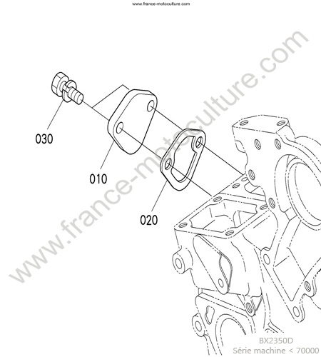 Bouchon KUBOTA BX2350