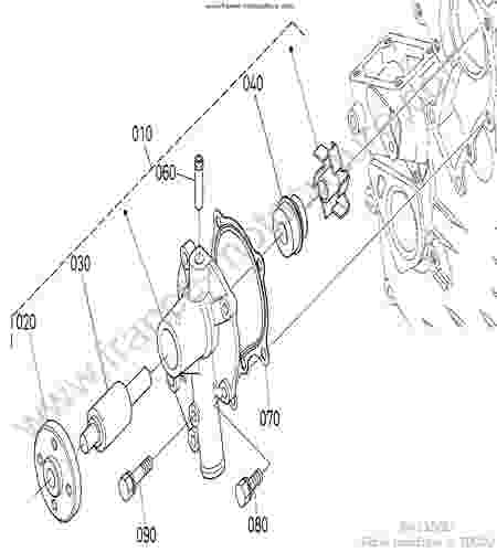 KUBOTA - BX2350 : Pompe eau