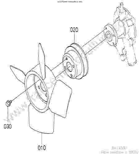 KUBOTA - BX2350 : Ventilateur